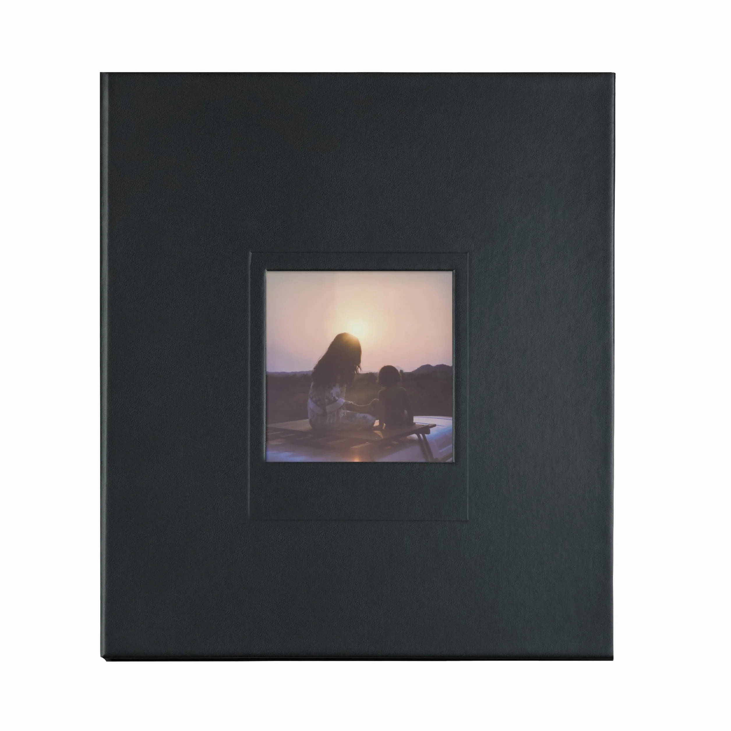 Polaroid - Album fotografico grande con ritagli Polaroid quadrati, nero (6368)