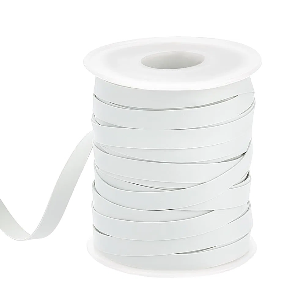 OLYCRAFT 27.4m Elastico in Gomma per Costumi da Bagno Larghezza 6mm Elastici Piatto per Costume da Bagno Elastico Bianco per Cucire Cinture di Pantaloni Costumi da Bagni Decorazioni Artigianali