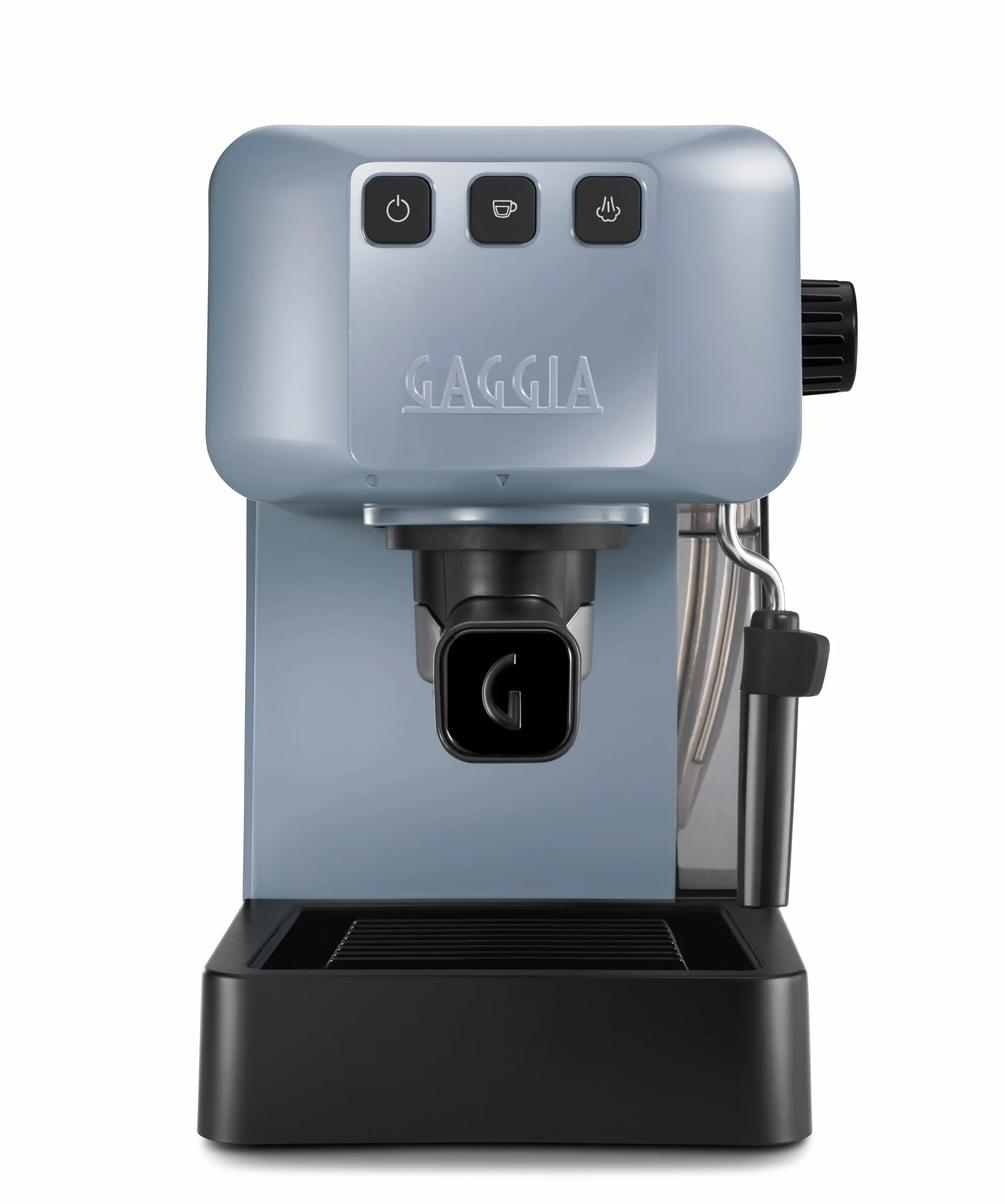 Gaggia EG2109 Grey Macchina Manuale da Caffè Espresso, Macinato o Cialde, Sistema POD per Espressi Cremosi Con Cialde, Pre-Infusione Automatica, 15 bar, Modello 2023, 100% Made in Italy
