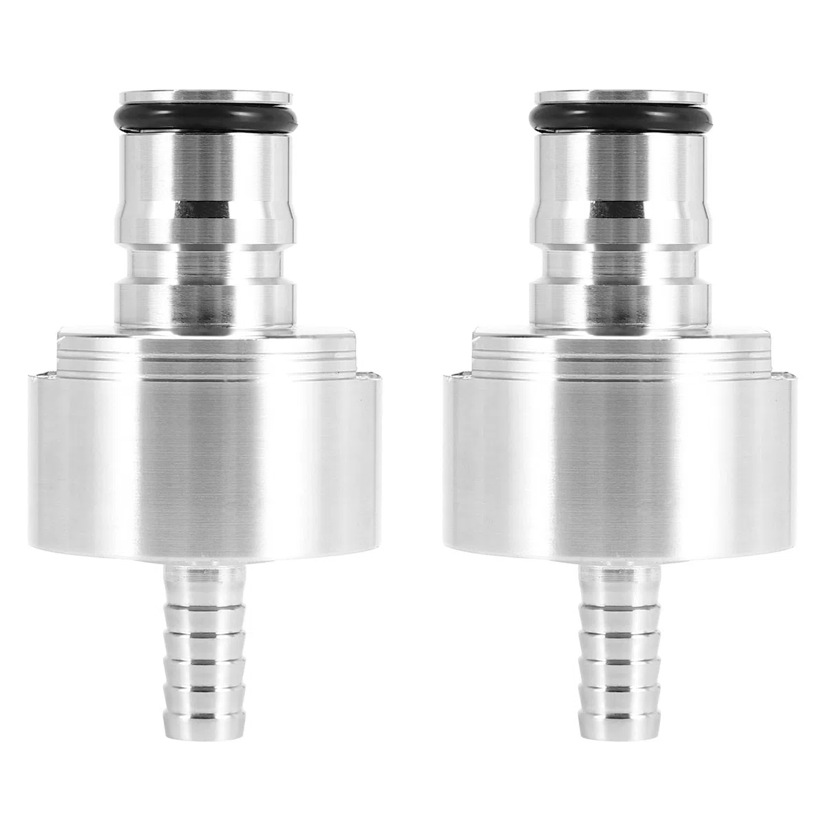 2 Pezzi/Saldatura 304 in Acciaio carbonation cap 5/16 Barb, Ball Lock, Fit Soft Drink Pet Bottiglie, Homebrew Kegging
