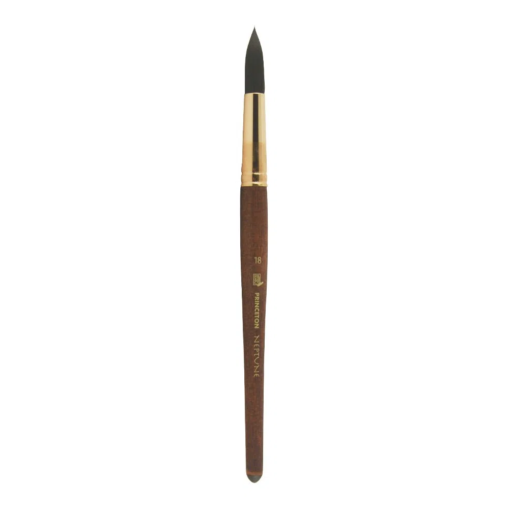 Princeton Artist Brush Neptune, Brushes for Watercolor Series 4750, Round Synthetic Squirrel, Size 18