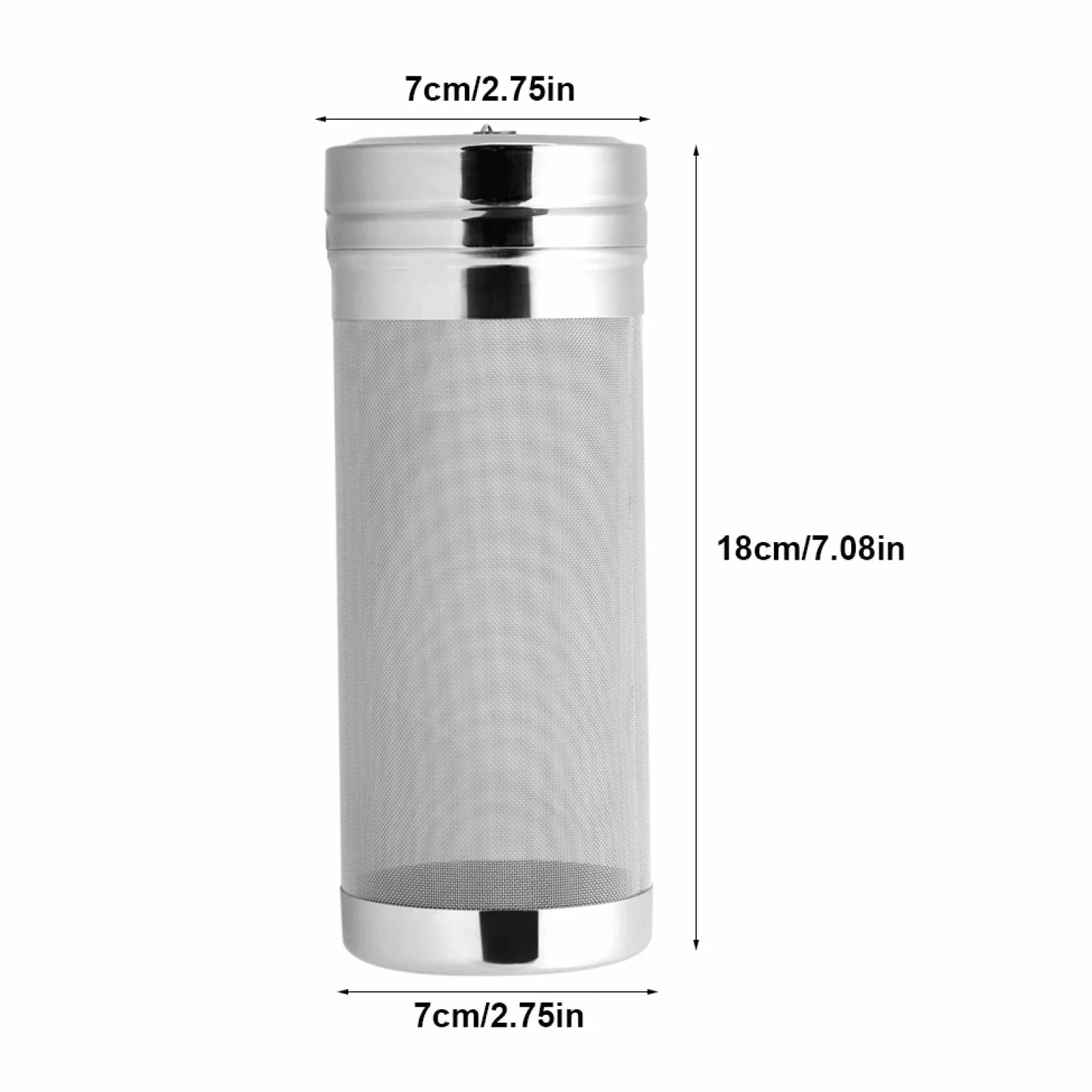 Joyzan Filtro per Luppolo, Filtri Birra Rete Tramoggia a Secco Acciaio Inossidabile Filtri in Linea Birre Fatta Casa 300 Micron Filtraggio Acqua E Homebrew Vino Hopper Home Cucina caffè Bar Accessori