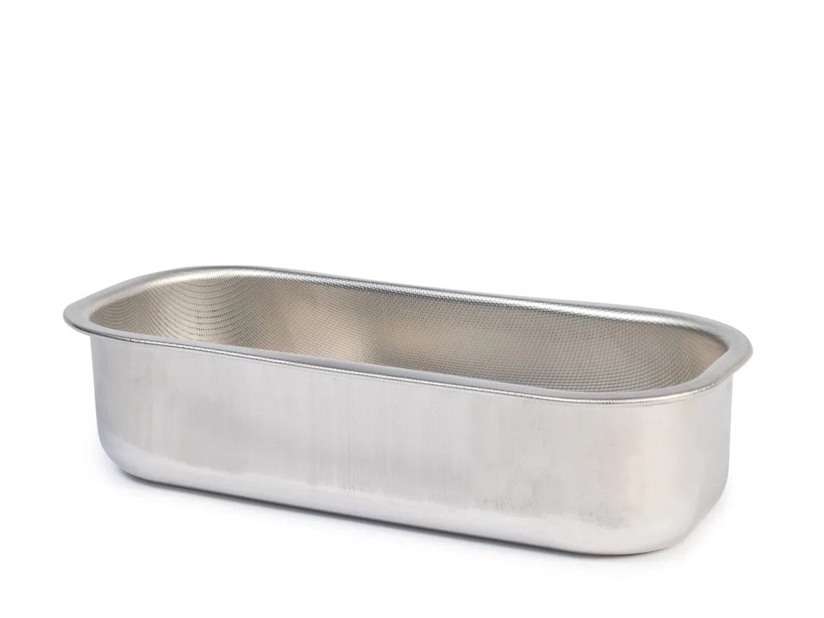 Steel Pan Plumcake Nonstick in Acciaio Inox 18/10 30x11cm