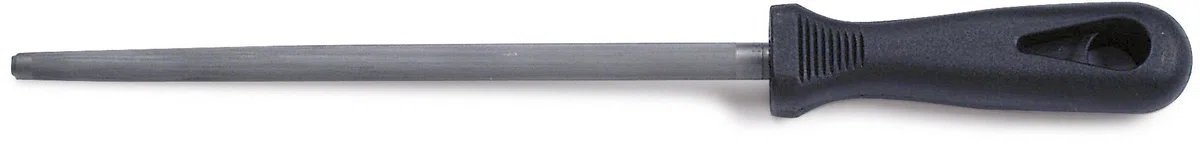 Sanelli linea Skin Acciaino professionale affilatoio coltelli, Acciaio, Nero, 34 x 2.5 x 3 cm
