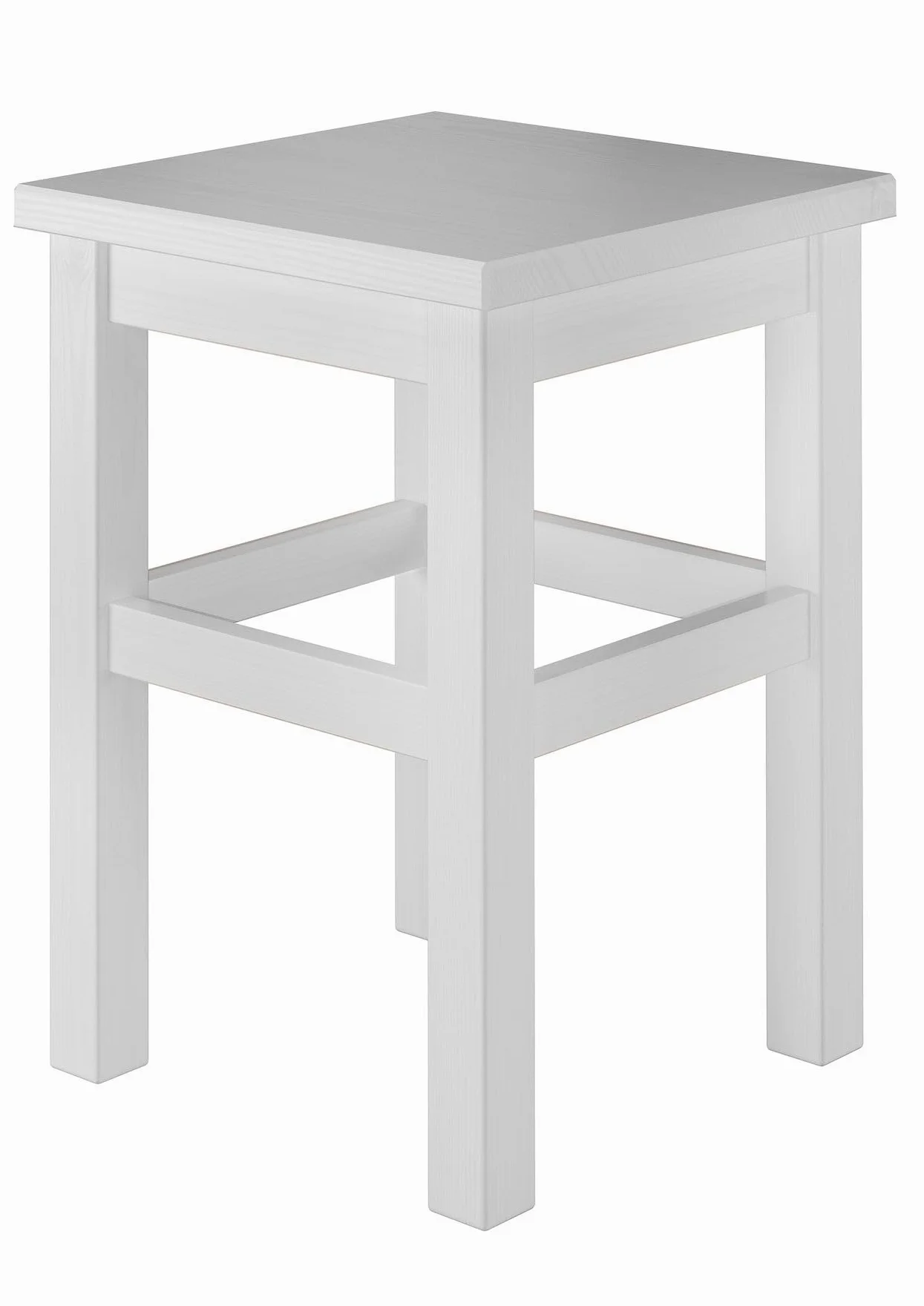 Erst-Holz Due varianti di lineare design per sgabello in Pino massello per cucina etc. V-90.71-41, typo di legno/colore:pino bianco