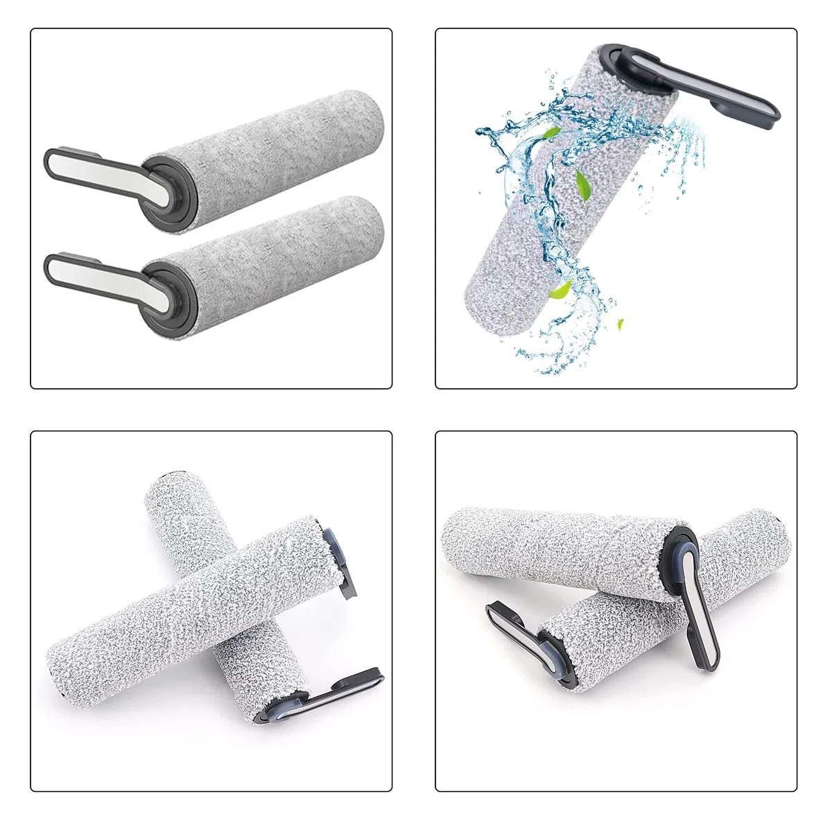 Ricambi per Tineco Floor One S5 Combo Aspirapolvere Lavapavimenti Cordless Senza Fili, 2 Filtri di Ricambio, 2 Spazzole a Rullo, Accessori per Aspirapolvere a Umido e a Secco Tineco