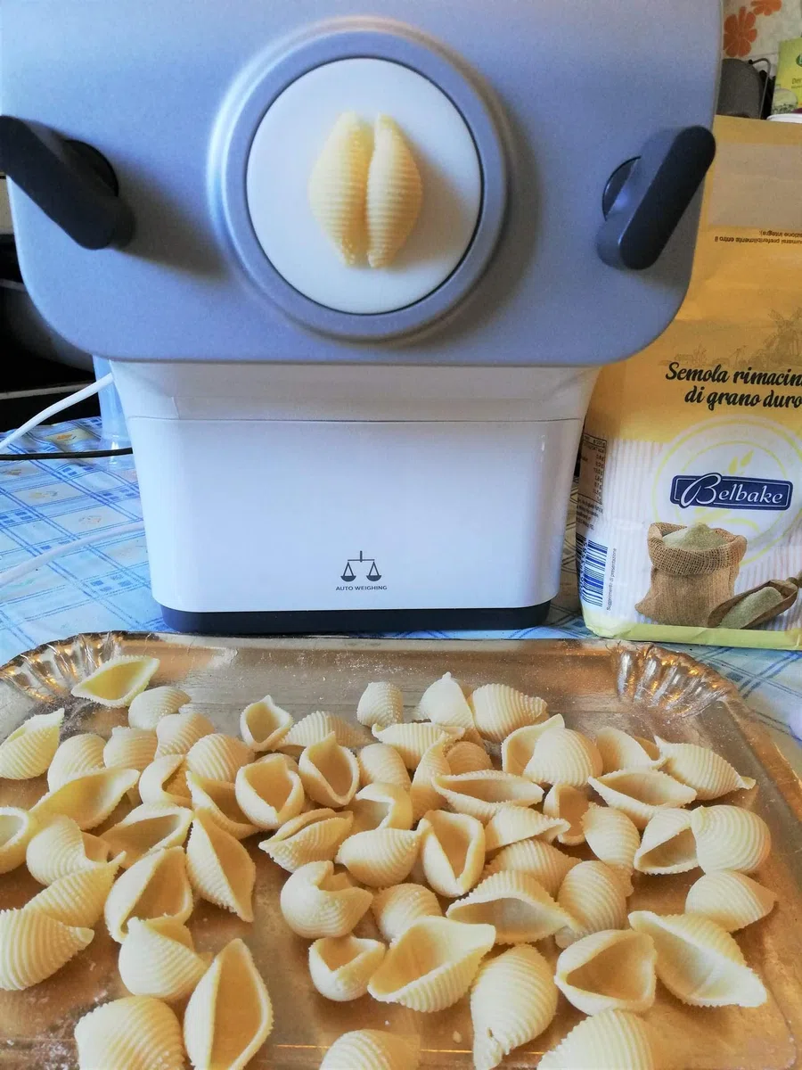 BNN - Avance/Serie 7000 - Conchigli Rigate 38mm ASCONR38 - Pasta Disc compatibile con Philips Pasta Maker Avance/Serie 7000