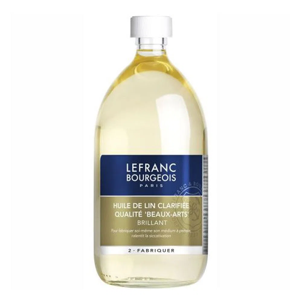Lefranc Bourgeois LB ADDITIVO Olio 1L Olio di Lino CHIARIFICANTE FLACONE