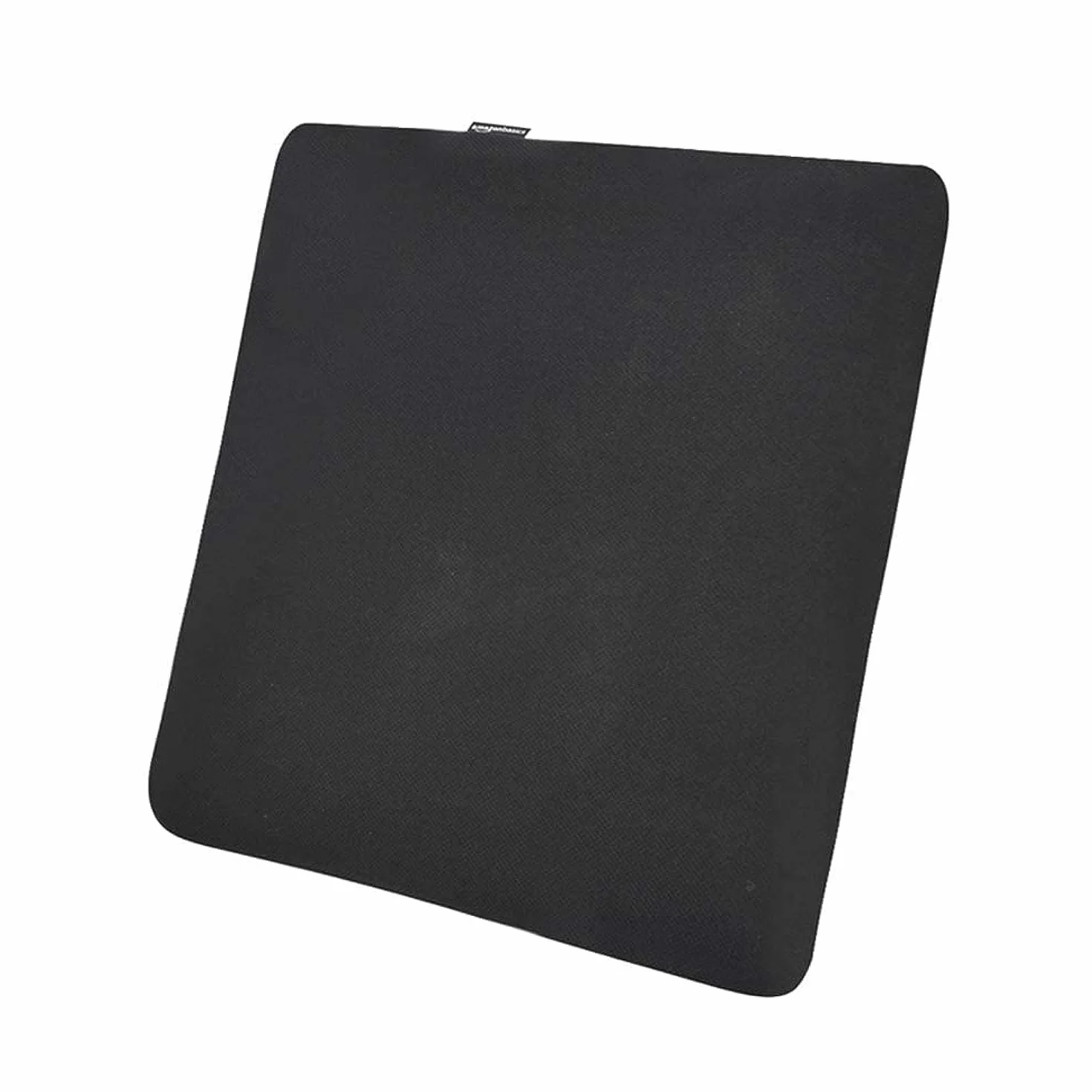 Amazon Basics Cuscino da seduta in memory foam, quadrato, 38 x 38 x 3.16 cm, nero