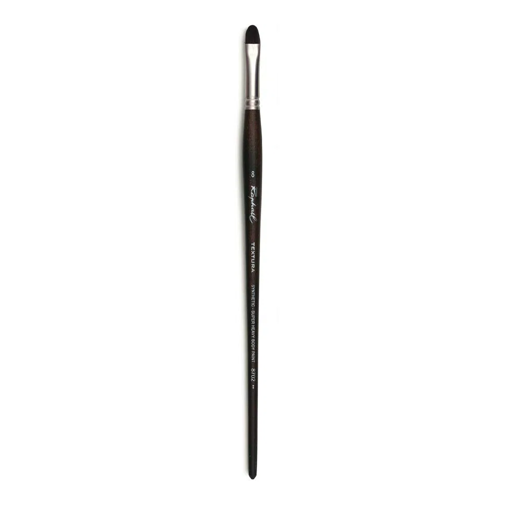 Raphael Textura Heavy Duty Synthetic, Acrylic & Thick Medium Brush, Series 8702, Filbert, Size 8