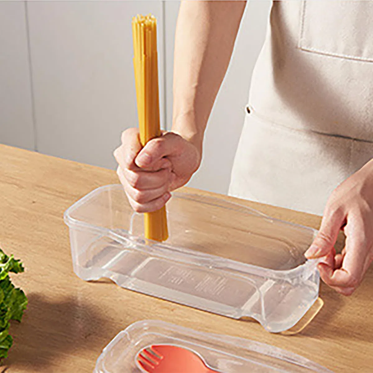 Pasta Scatola Di Cottura - Cuocipasta per Microonde con Colino - con Coperchio E Forchetta,può Essere Utilizzato Anche Come Contenitore,Adatto per Conservare Frutta E Pasta,per Dormitorio,ufficio