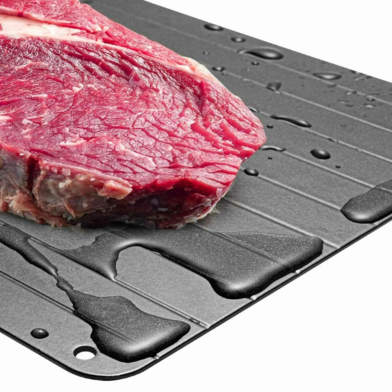 Piastra Scongelamento Rapido,Piastras di Scongelamento Rapido per Alimenti Piastras Scongelamentos Alluminio Strumento di Scongelamentos Antiaderente Universale per Carne Pesce Surgelati