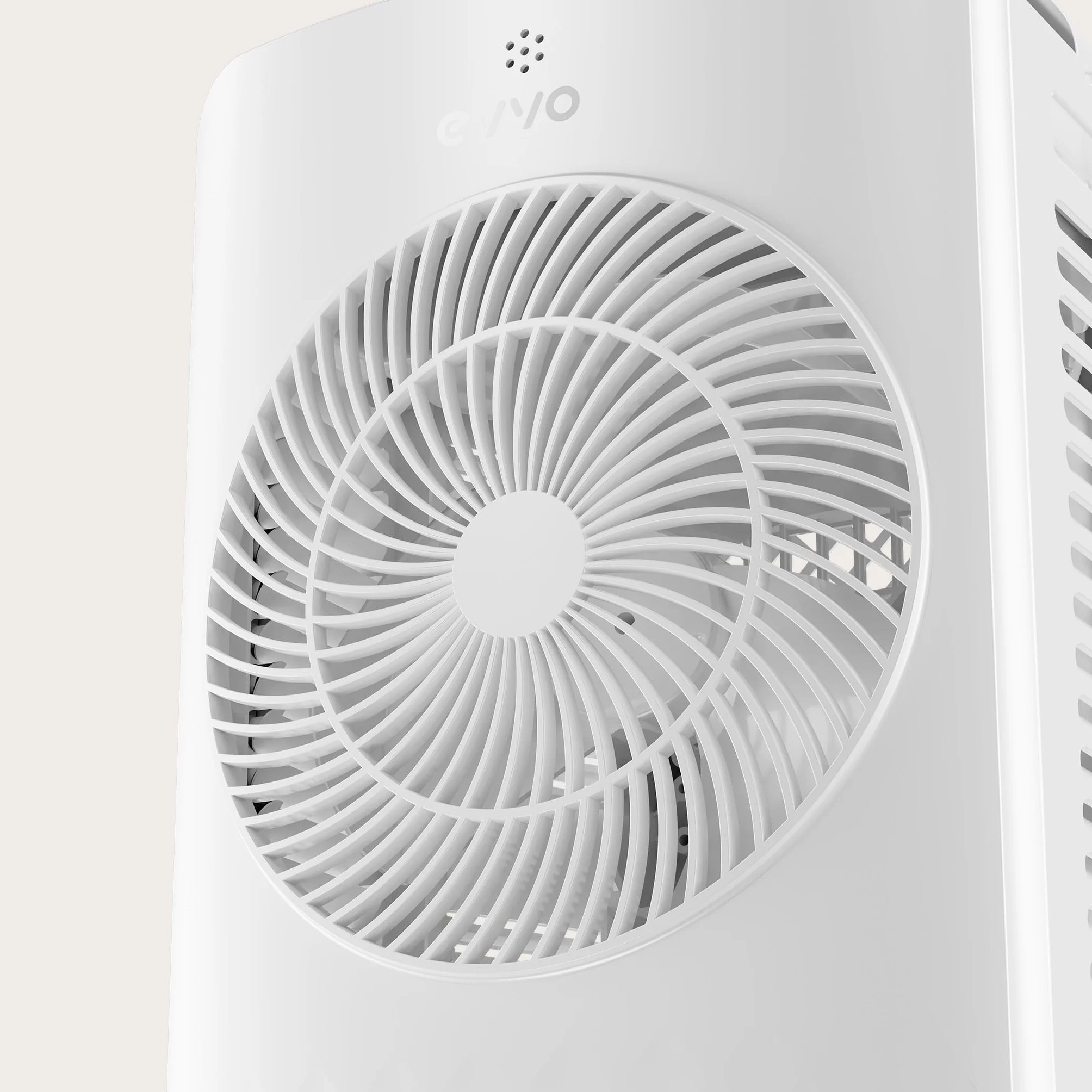 EVVO AC750 Ventilatore evaporativo - Climatizzatore portatile ad aria fredda senza installazione con acqua e ghiaccio, 3 velocità, 2 modalità, funzione fredda, oscillazione, timer 12 ore e telecomando