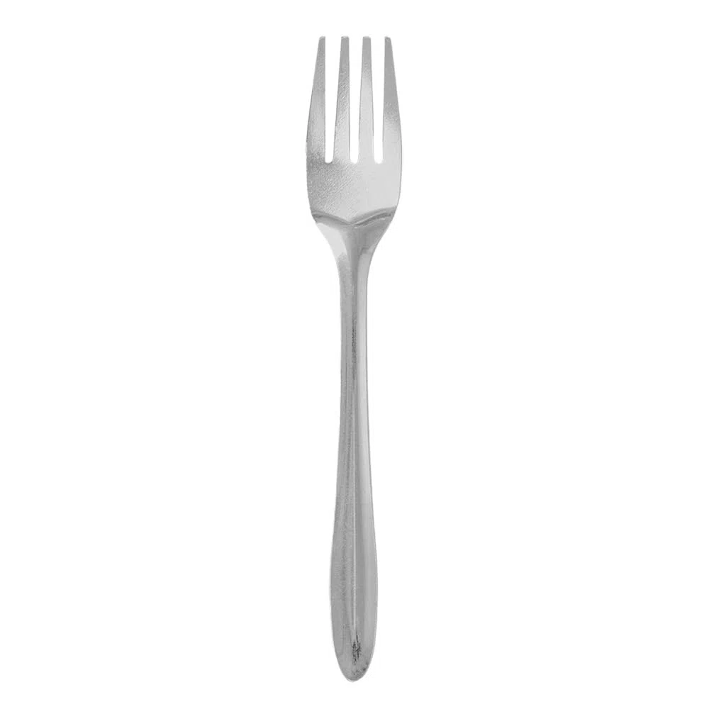 100 pezzi - Forchette 18 cm argento inox