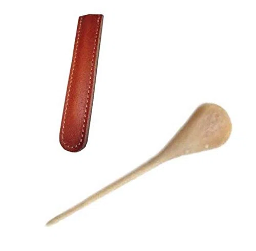 Cala per prosciutto in osso naturale + custodia in pelle