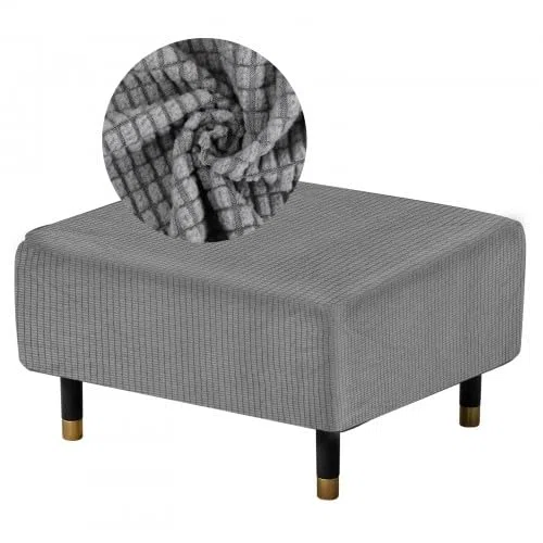 rivestimento per sgabello, quadrato, protezione universale per divani e pouf (80-100 cm)