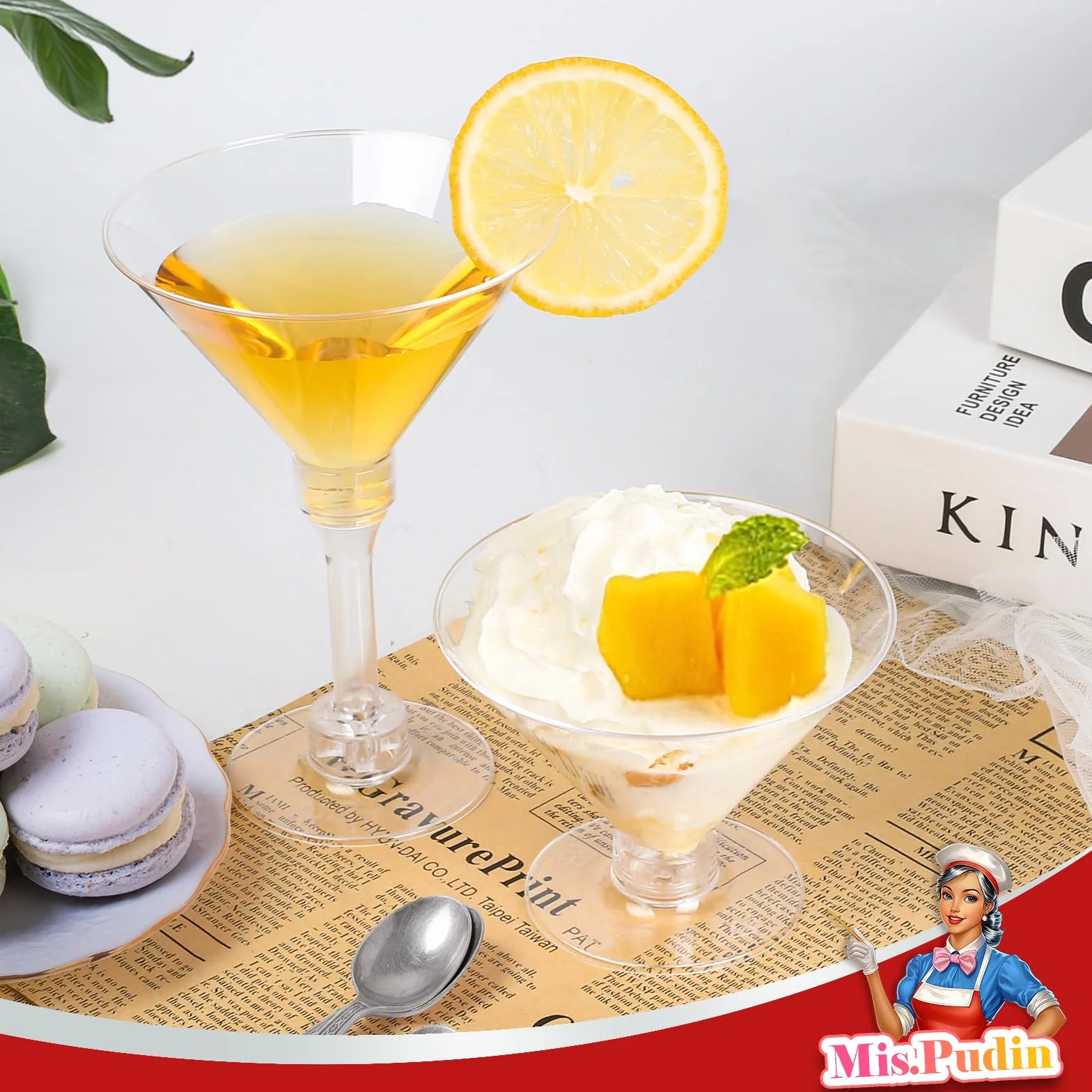 30 Pezzi Bicchieri da Martini in Plastica, 150ml/5oz Riutilizzabili Bicchieri da Margarita, Bicchiere Martini Trasparente, Bicchieri Margarita Cocktail per Compleanni, Matrimoni, Feste