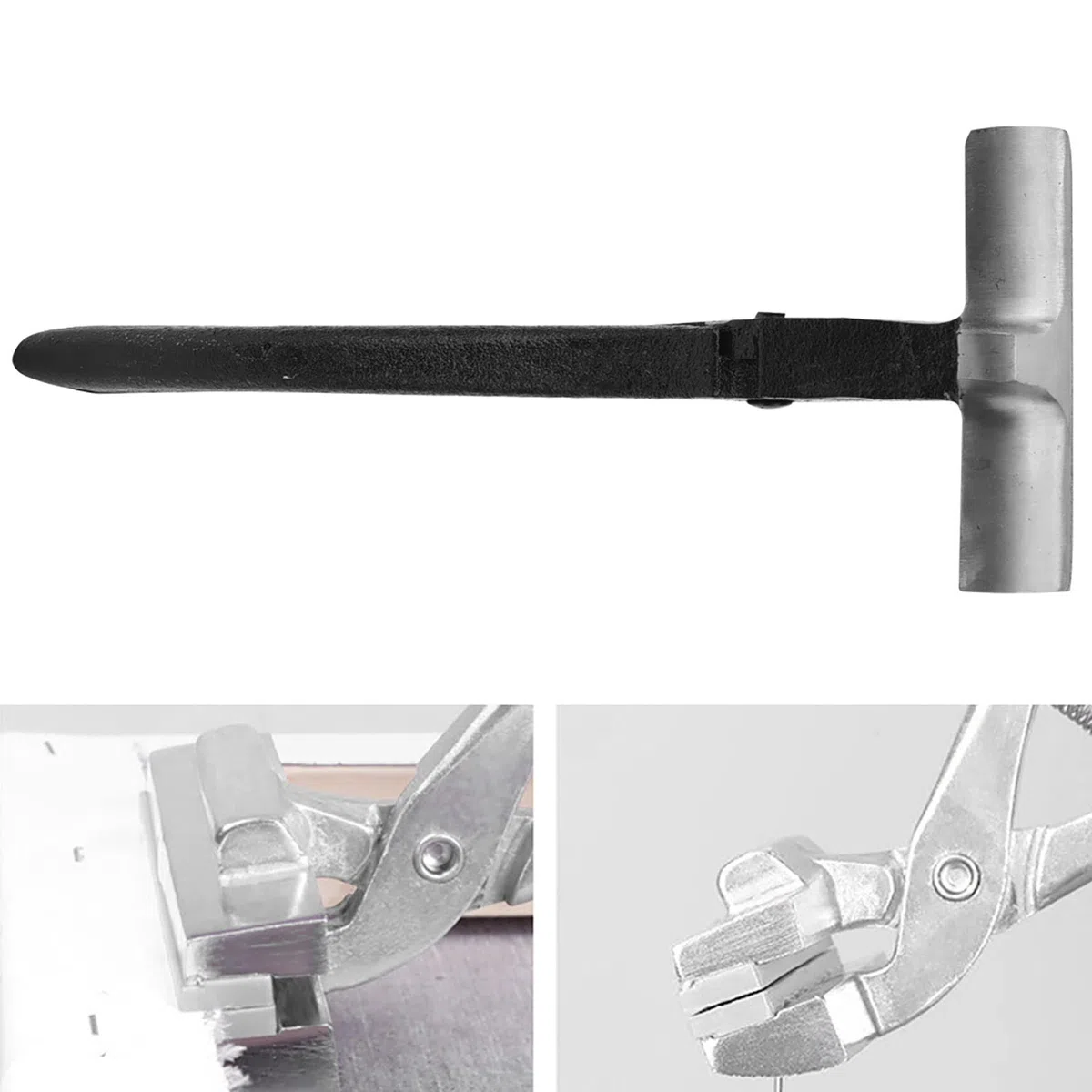 Pinza per Barella di Tela Pinza per Allungamento Nero Castn Castn Pittura a Olio Pinza per Allungamento Strumento Manuale Manico Nero
