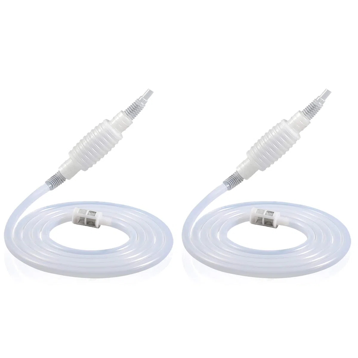 2 Pezzi Wine Making Syphon Tube Mano Impastare Sifone per Travaso Liquidi, Pompa a Sifone per Vino Filtro Strumento Birra Vino Tools Kit Sifone Filtro Soft Tube, 190cm