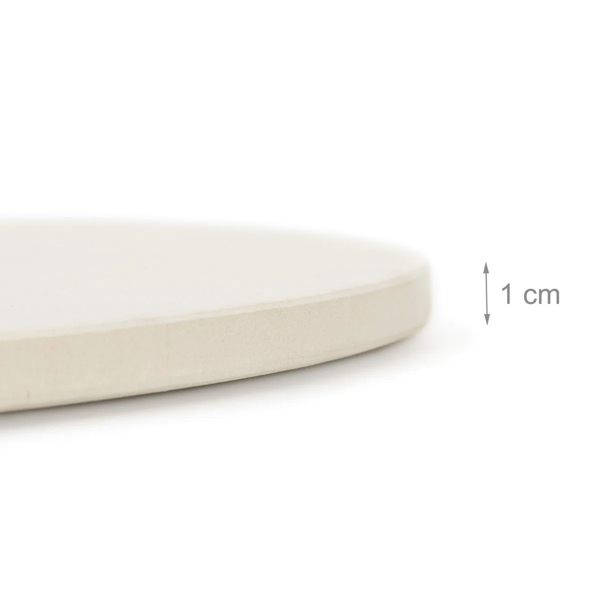 Relaxdays Pietra Ollare per Pizza, Cordierite Rotonda, Diametro 33 cm, Accessorio per Forno e Grill, Refrattaria, Beige
