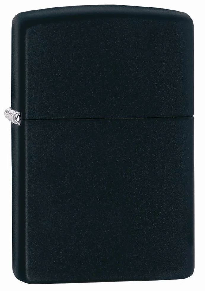 Zippo 218 Accendino, colore: Nero opaco