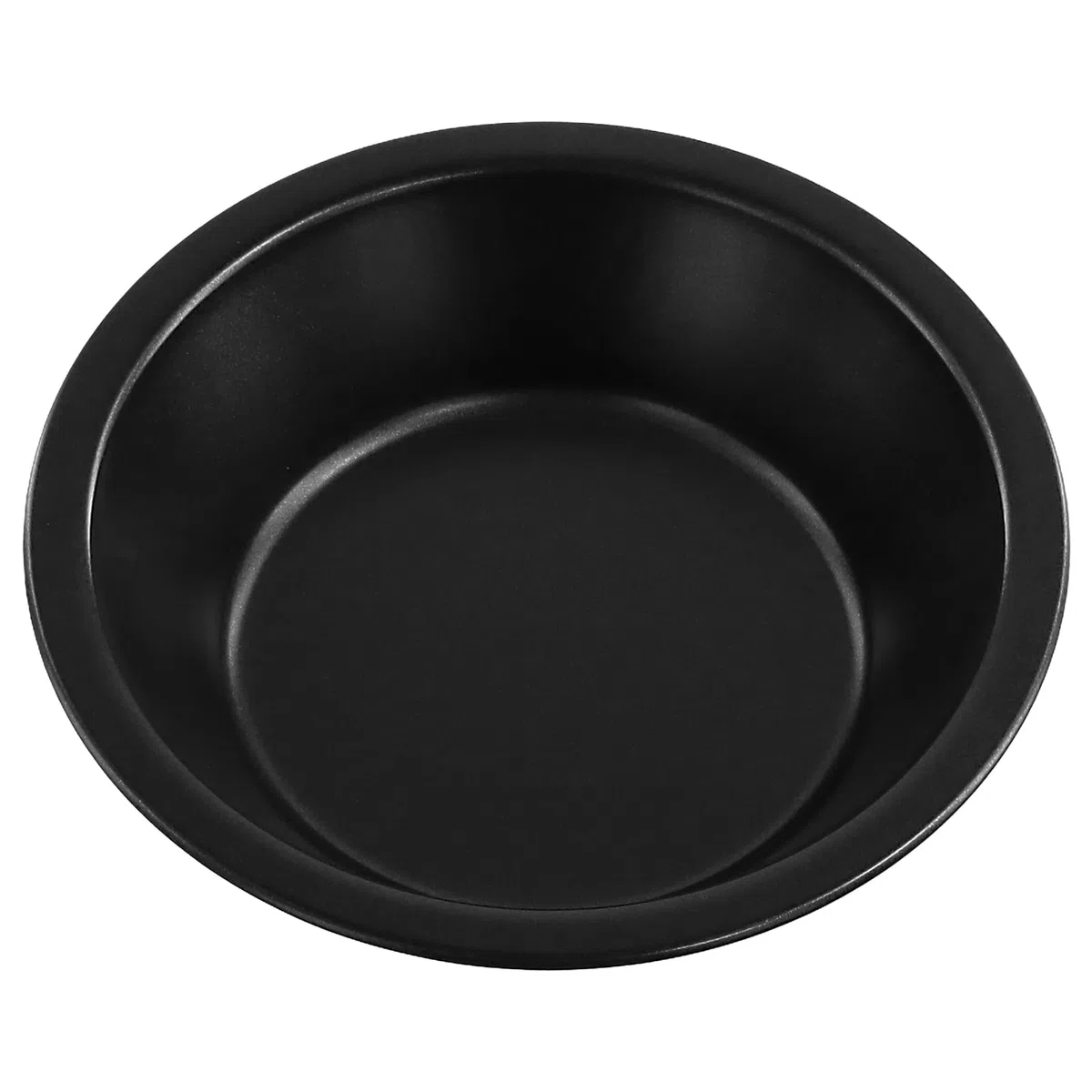 12 teglie rotonde individuali da 12,7 cm, in acciaio al carbonio nero, con rivestimento antiaderente, per cuocere torte di pane