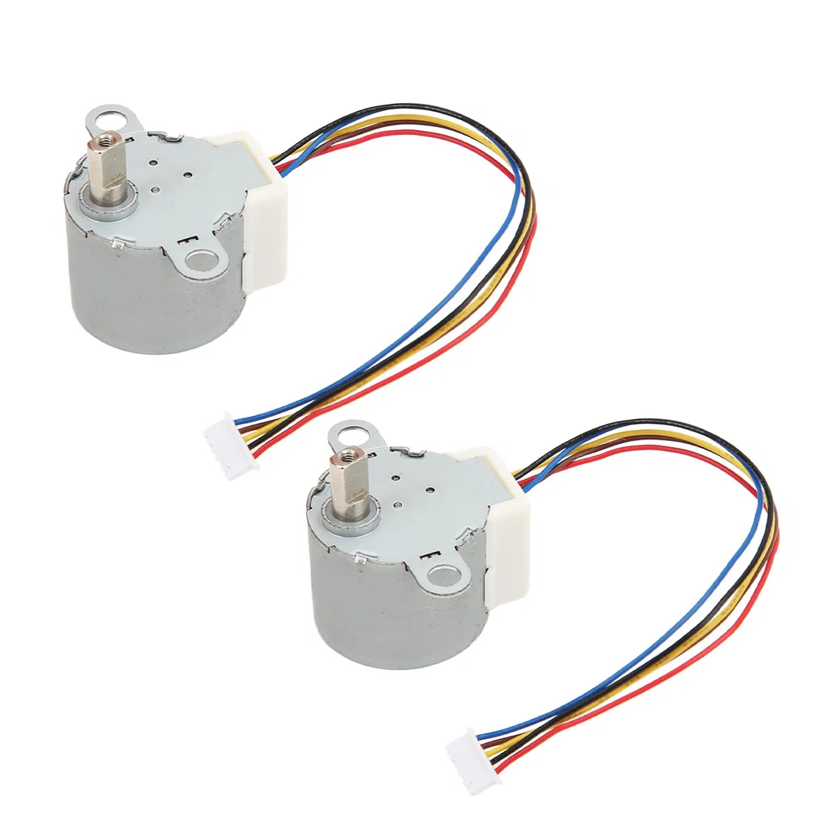 Motore Passo Passo 24BYJ48 5V 10 Pezzi Alta Coppia 28BYJ-48 per Ventilatori Condizionatori Progetti e Automazione