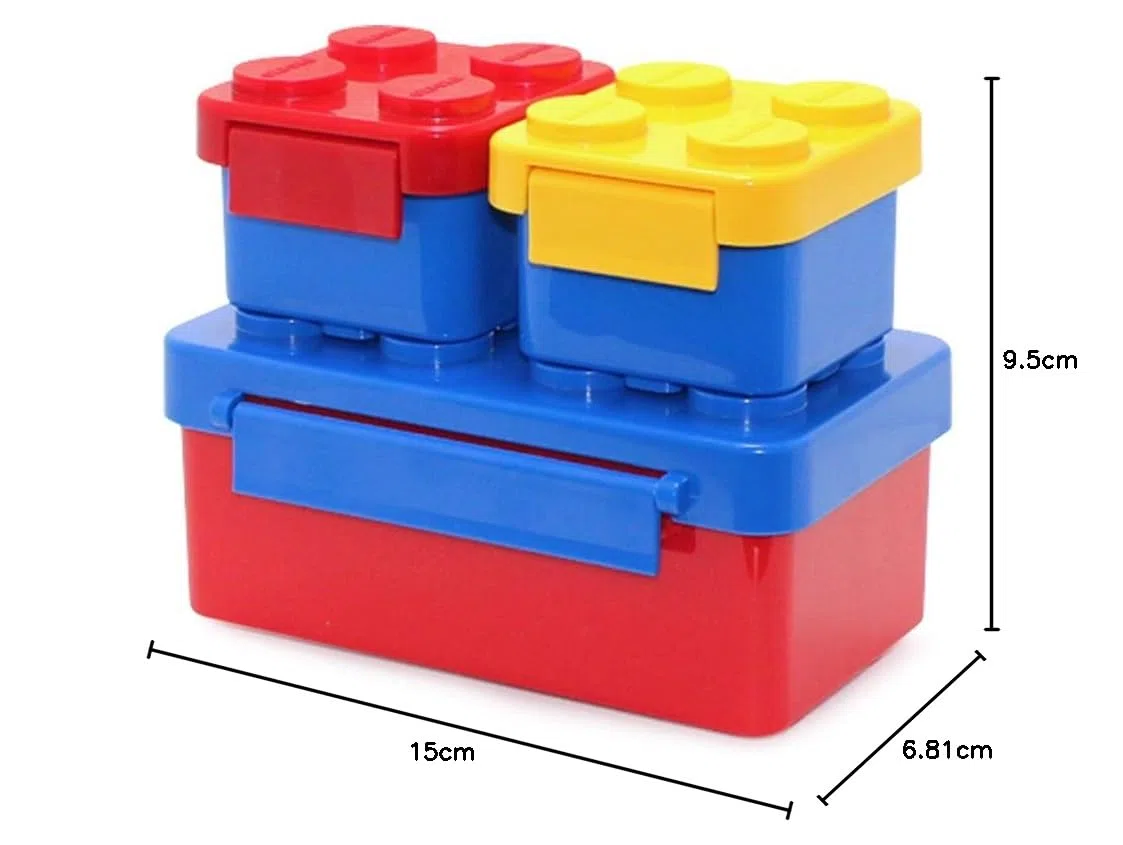 Oxford Scatole per il pranzo in mattoni Bento lunchbox per i bambini I bambini vanno in viaggio e fanno picnic