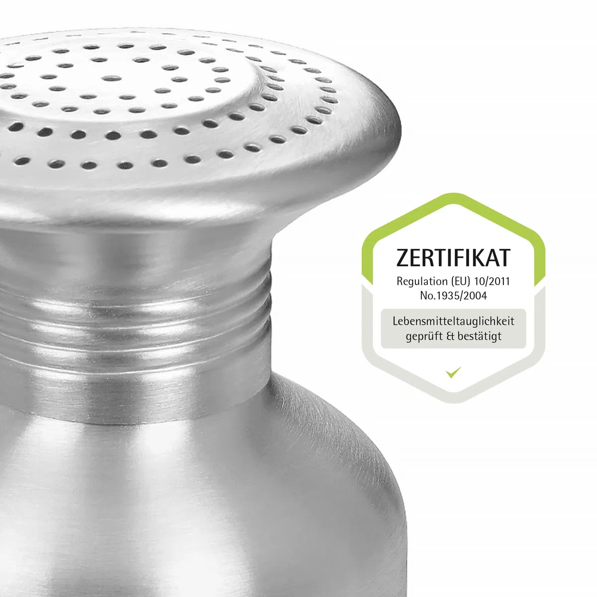 GRÄWE Set di 2 spargere patatine fritte in alluminio, saliera e spargispezie