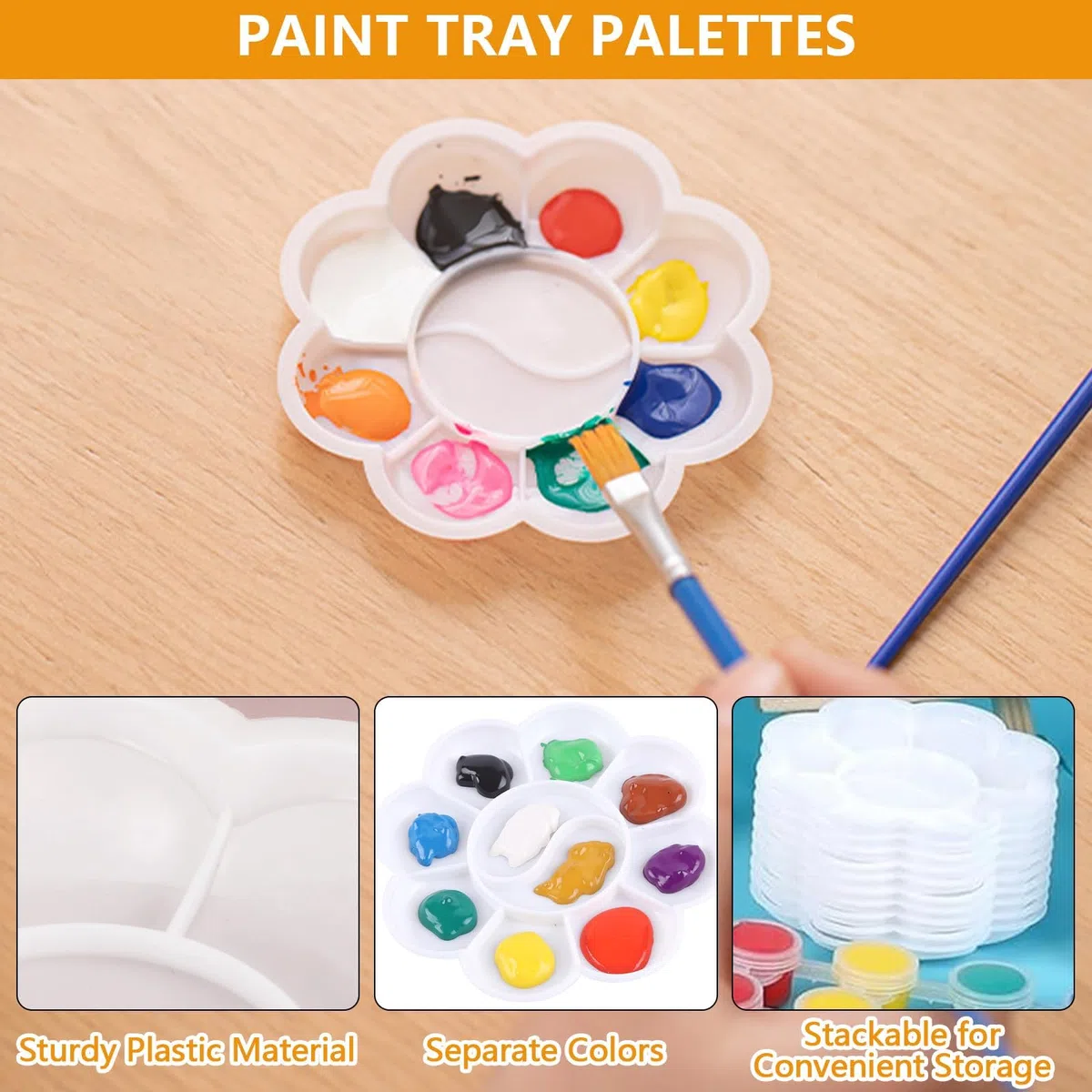 Set di 60 mini cavalletto con tela, set di cornici triangolari, decorazione in legno, accessori da pittura fai da te per principianti e hobby
