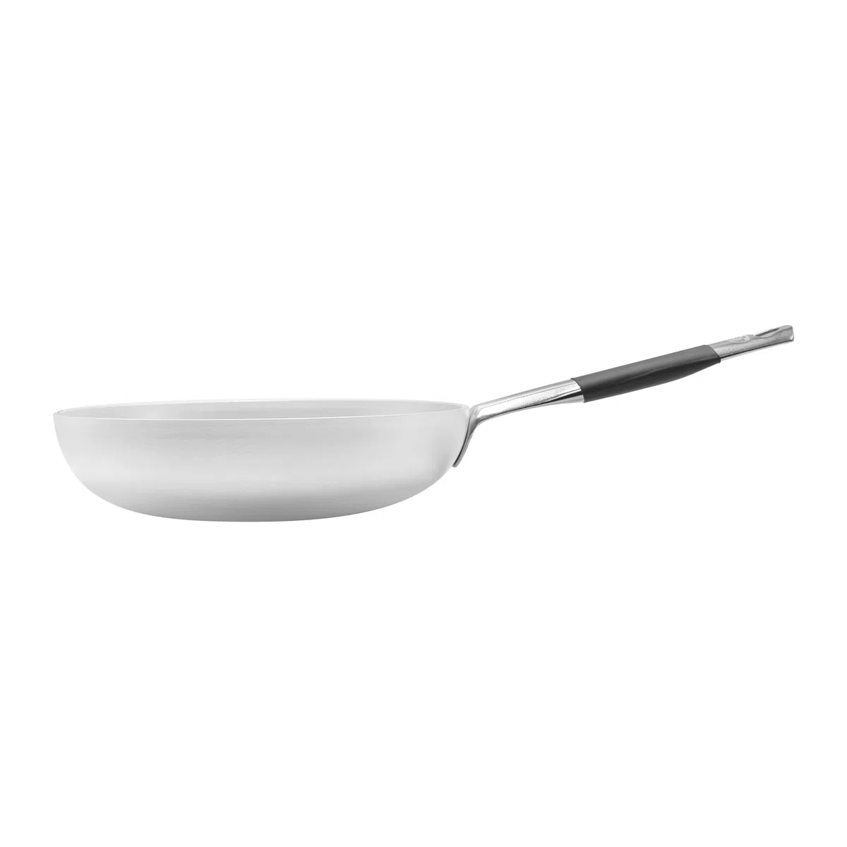 Pentole Agnelli ALMC1111BC40 Padella Alta per Saltare, Alluminio, Argento, 40 cm