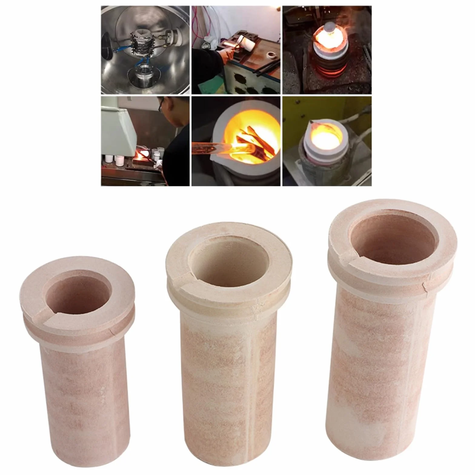 1Kg 2Kg 3Kg Crogiolo di Ceramica Elettrico Fusione Elettrico Metallo Fonderia Fonderia Accessori Macchina Metallo Miscela Forno