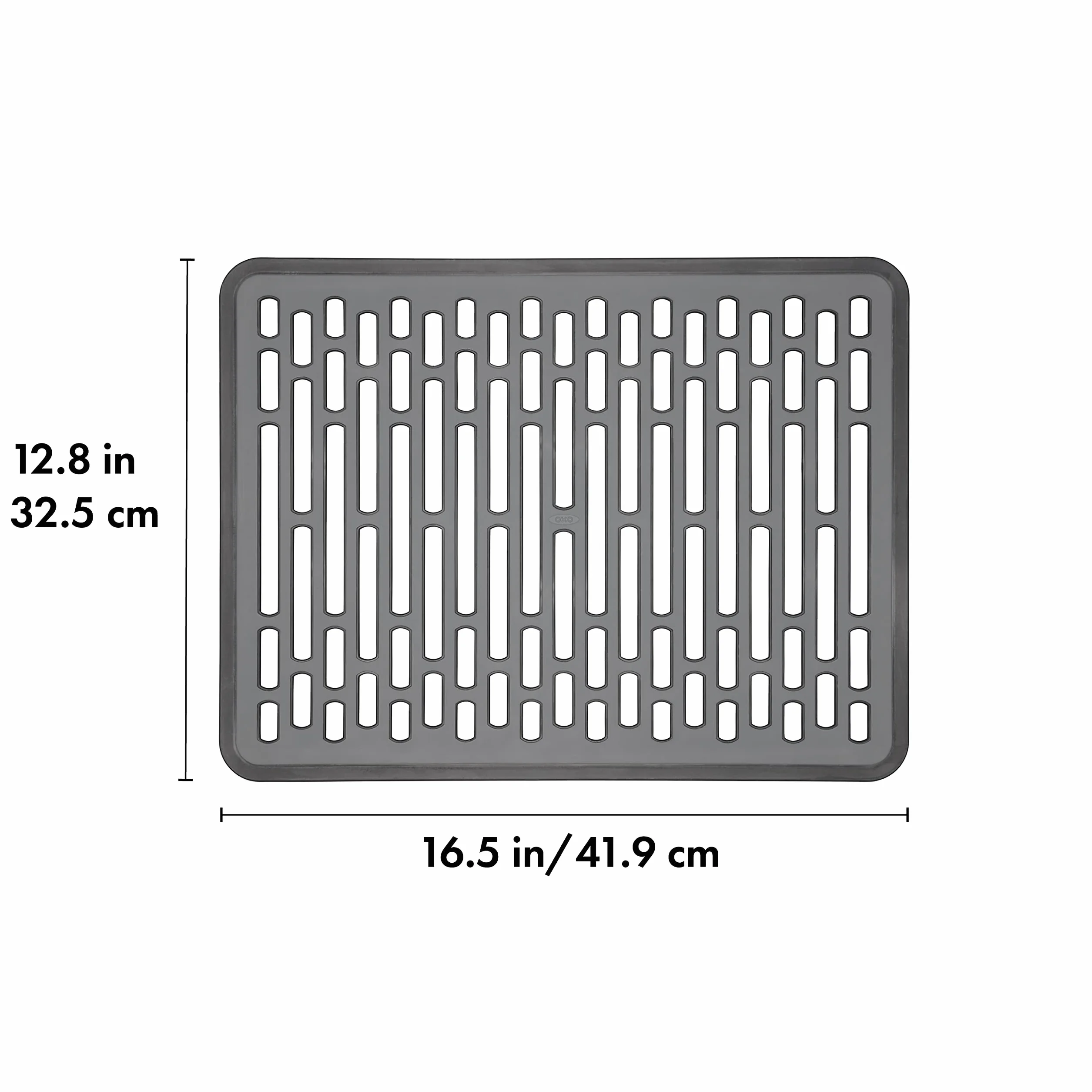 OXO Good Grips Tappetino Per Lavello In Silicone, Grigio