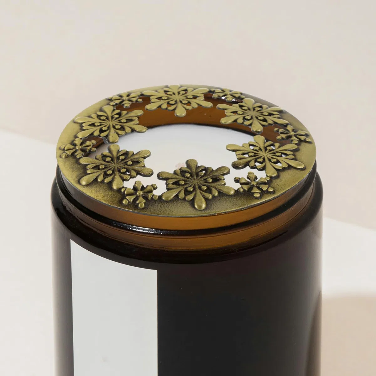 Coperchio per Candela in Barattolo Copricandela Elegante per Raccogliere Calore Paralume Resistente per Candele Profumate
