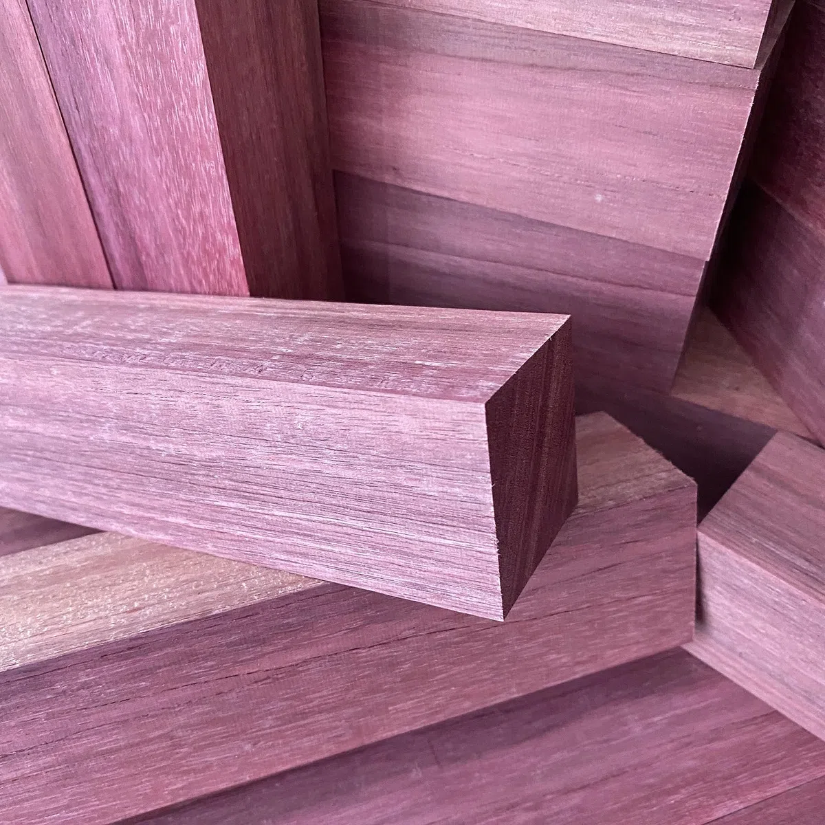 ECI Purple Heart Amaranth - Ripiano 40 x 300 mm, in legno di tornitura, suono viola, legno