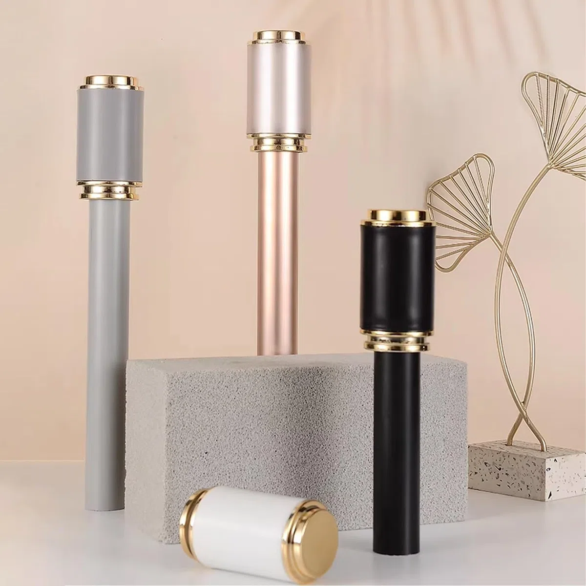 Bastoni per Tende Doppio Binario in Lega di Alluminio Supporto Robusto con Anelli Silenziosi per Tende Velate Oscuranti da Parete Soggiorno Camera(White,160CM)