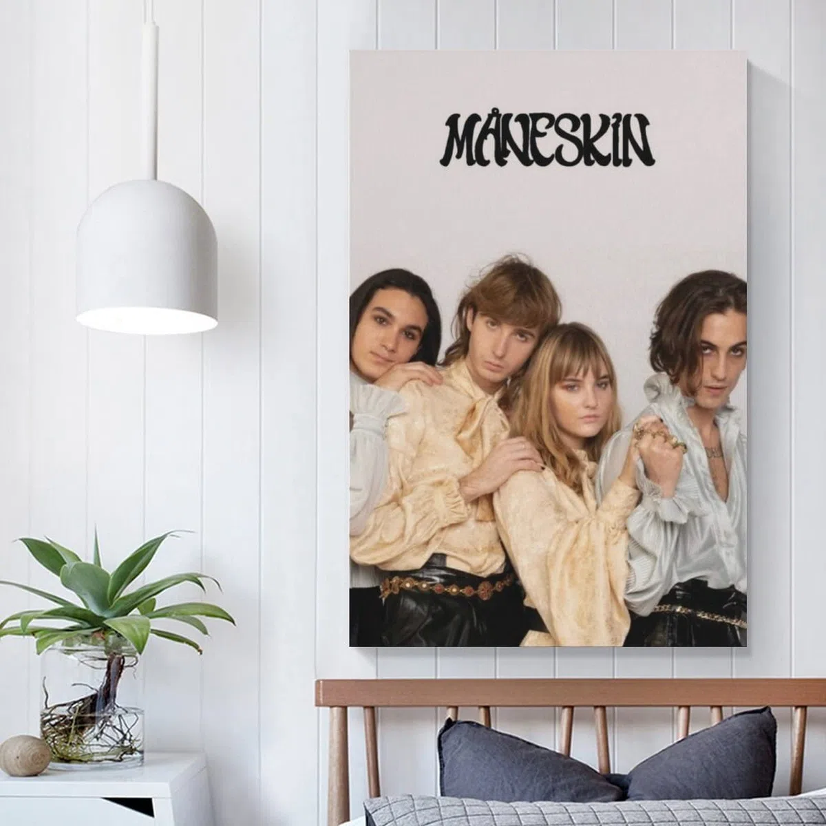 HHYWWD Poster E Stampe Senza Cornice 40 * 60CM Måneskin poster tela parete arte camera immagini per camera da letto regali decorazione