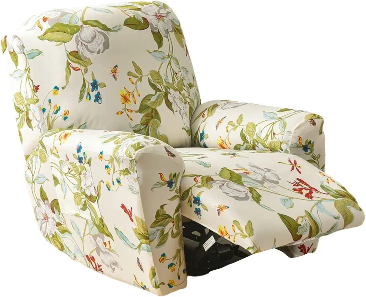 Copri Poltrona elettrica Copripoltrona Relax Reclinabile copripoltrona reclinabile Coprisedia reclinabile Elasticizzato Stampata (Color : #43)