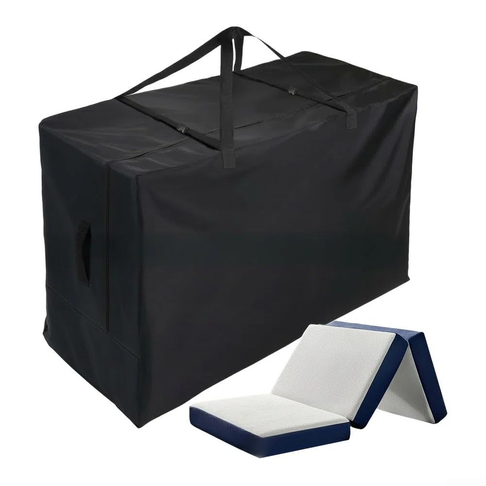 Custodia per materasso, pieghevole, portatile, per materasso pieghevole in schiuma, copertura protettiva da viaggio resistente