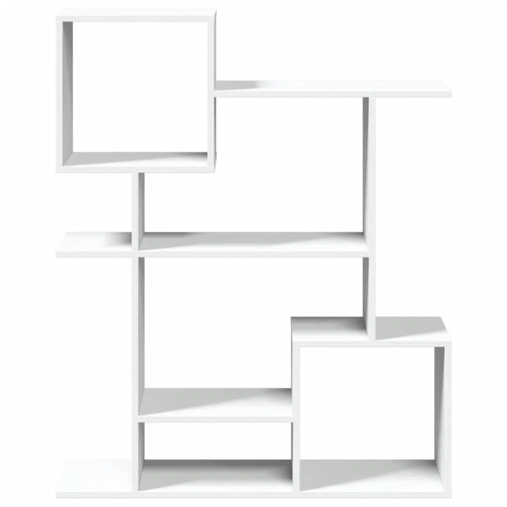 vidaXL Libreria Divisorio Bianca 92x29x112 cm in Truciolato, libreria, Mobile Porta Libri, scaffale portaoggetti, Porta Libri, scaffale per Libri