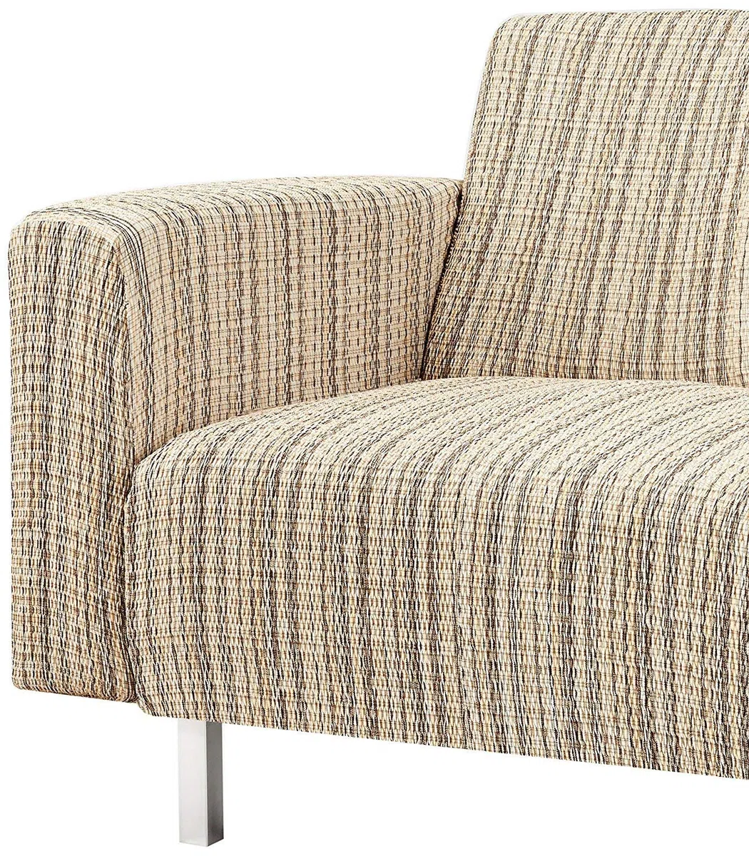 Martina Home Custodia di Divano Elasticizzato Modello Mejico 3 posti Beige, tela