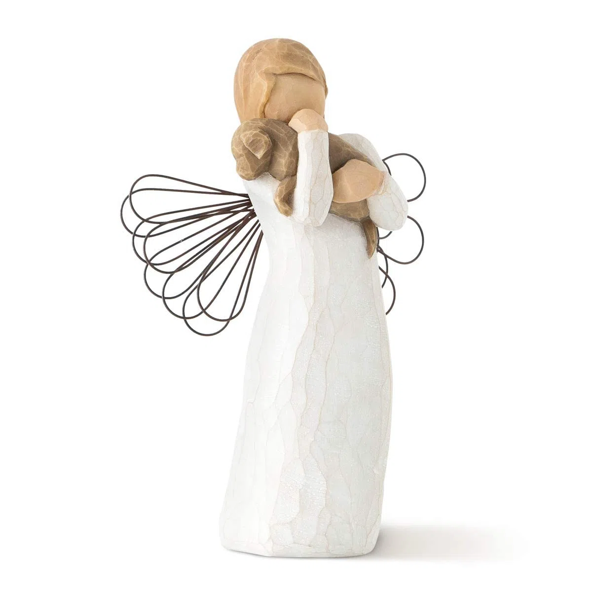 Willow Tree Figurina Angelo Dell'Amicizia, Resina, Design Di Susan Lordi, 13 Cm, Beige (Natur)