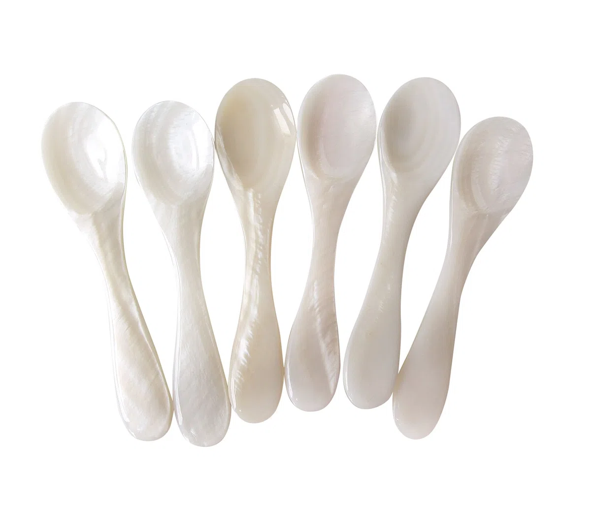 Marycrafts Set Di 6 Cucchiaio Da Caviale Uova Di Pesce In Madreperla
