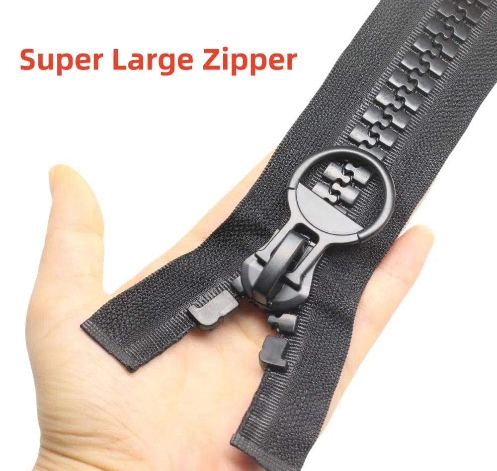 YaHoGa 150 cm #20 separare Super Grandi Cerniere Lampo plastica Chiusure Lampo per Cappotto, Tenda (150 cm)