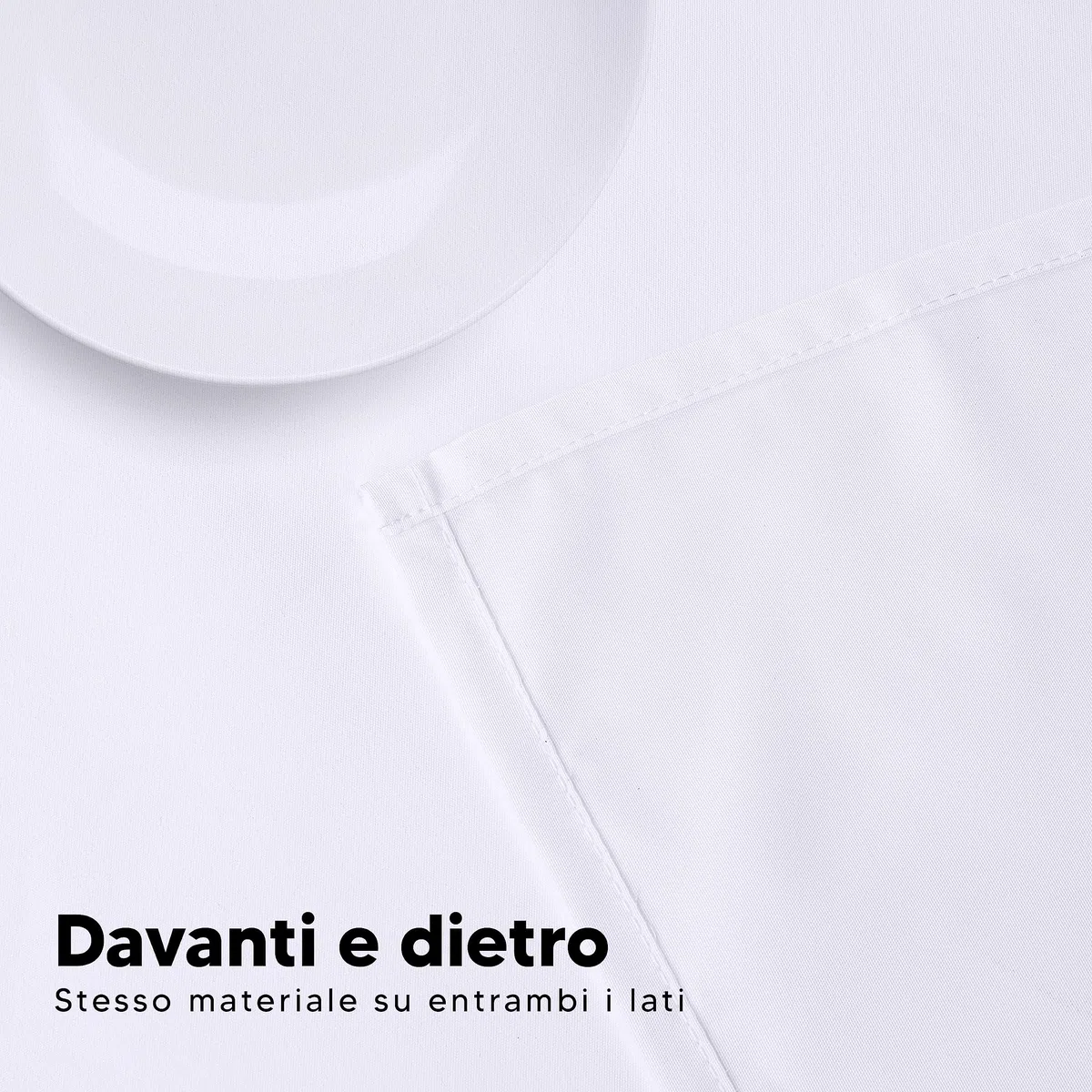 Utopia Kitchen Tovaglia Antimacchia - 150 x 300 cm (Confezione da 2, Bianco) Lavabile in Lavatrice Copritavolo - Ottimo per Feste, Eventi, Matrimoni e Ristoranti (59 x 118 Pollici)