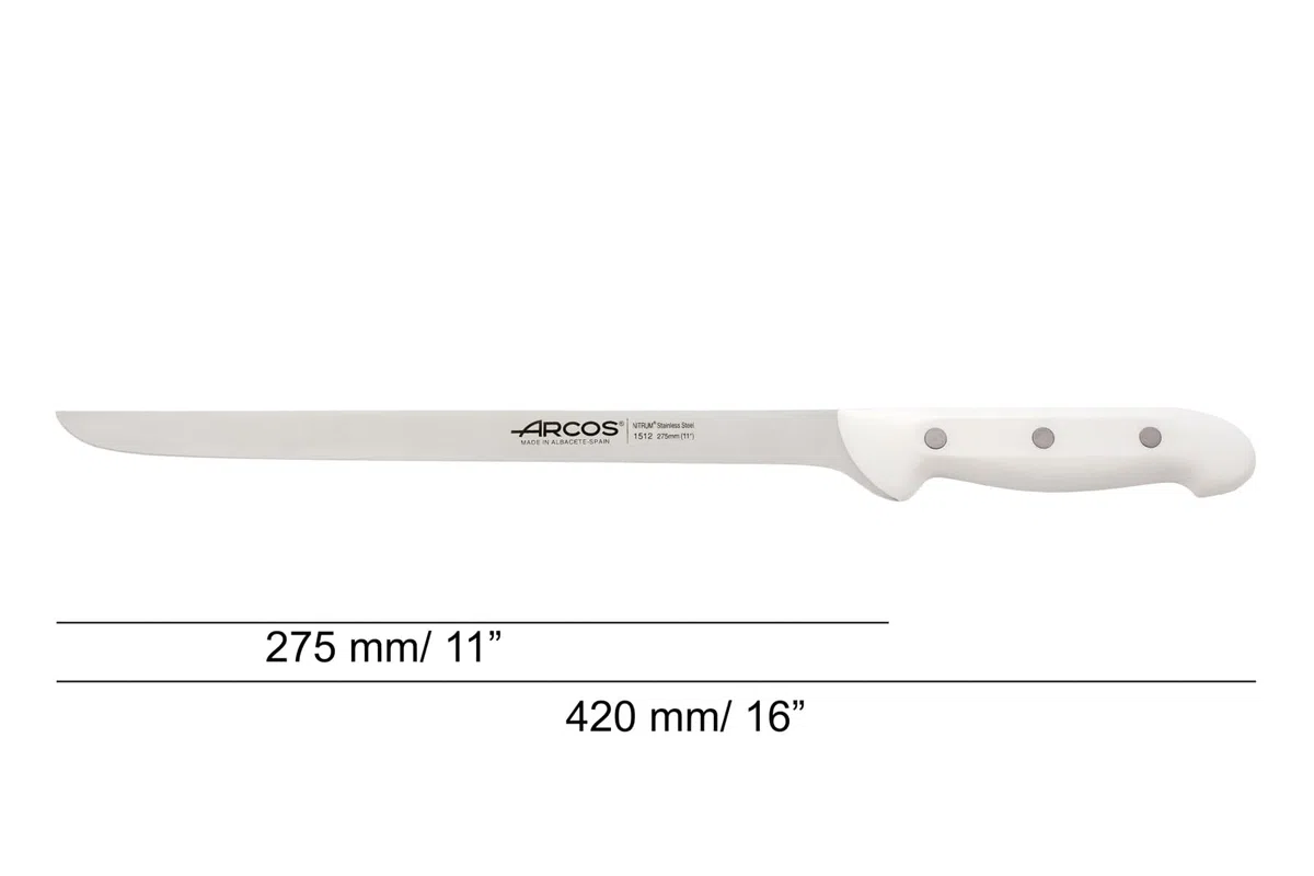Arcos Artika - Coltello per prosciutto, in acciaio inox