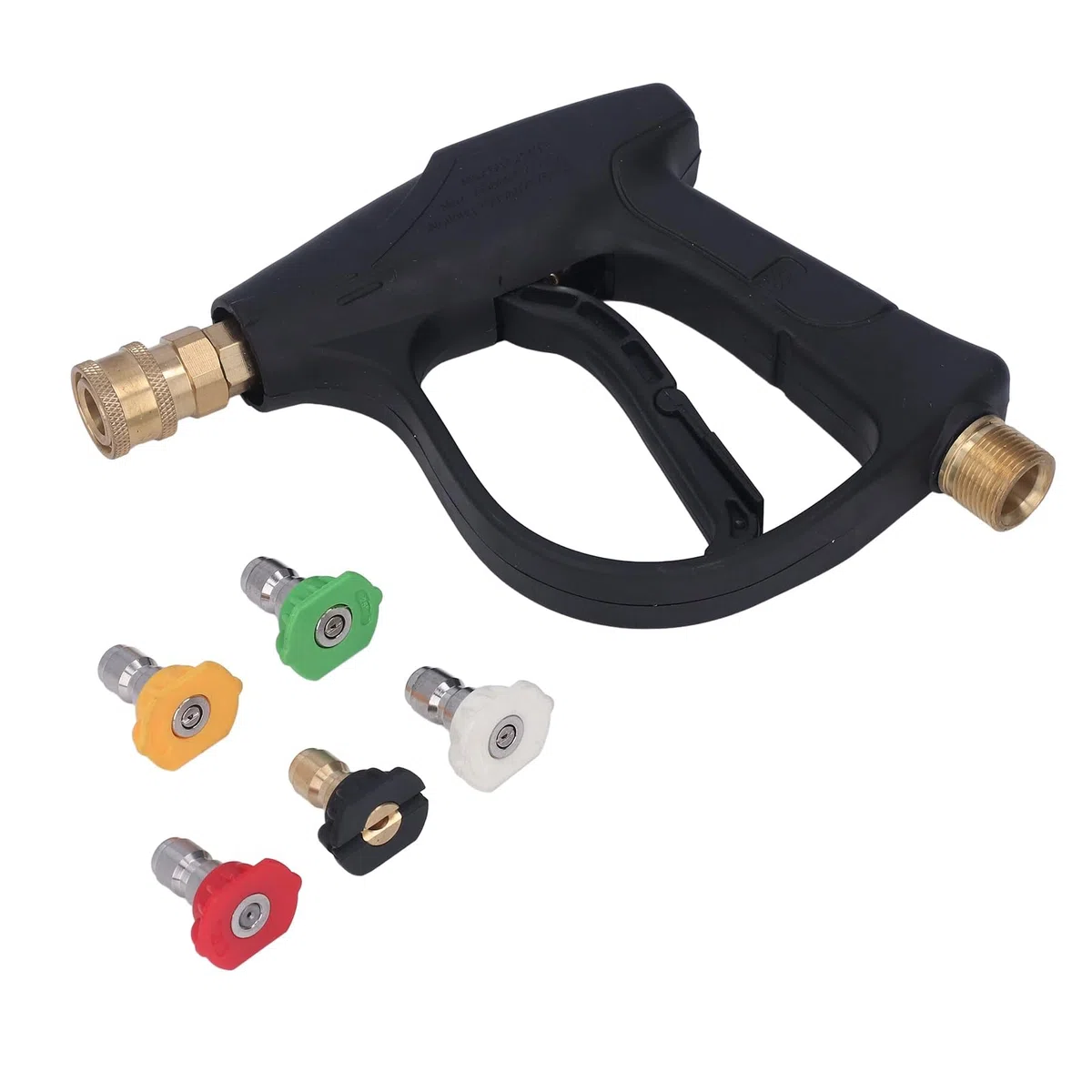 Pistola per Pulizia Auto 5 Pezzi Ugelli Ad Alta Pressione per Autolavaggio Spray per Pistola Ampia Macchina per Lavaggio Auto Pistola a Spruzzo Spritz per Pistola a Spruzzo