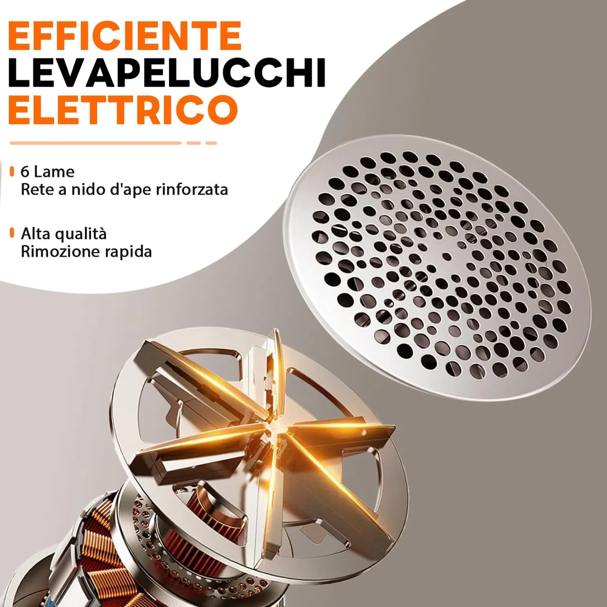 Ziitty Levapelucchi Elettrico, Rimuove i Pelucchi per 3 Livelli di Potenza Regolabili, Taglia Pelucchi a 6 Lame per vari Tessuti Perfetto per i Regali di Famiglia per le Donne(Nero)