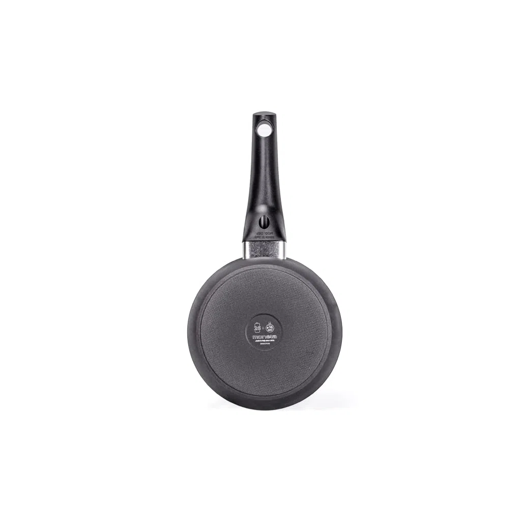 Moneta Futura casseruola 1manico, 16cm, rivestimento naturale FineGres (NO PFAS), anche per induzione. 100% Made in Italy