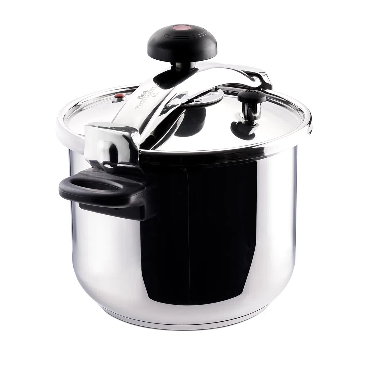 Taurus Classic Moments 8L - Pentola a pressione, capacità 8L, valvola di regolazione della pressione, tocco freddo, per tutti i fornelli, lavabile in lavastoviglie, chiusura con manopola girevole